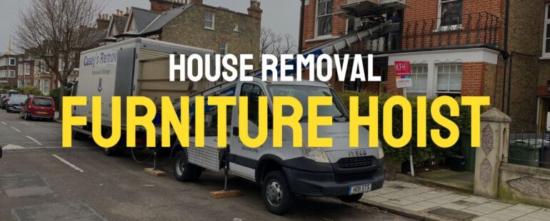 House Removal Using Furniture Hoist