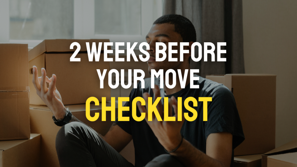 Two weeks to move day checklist from Casey's Removals