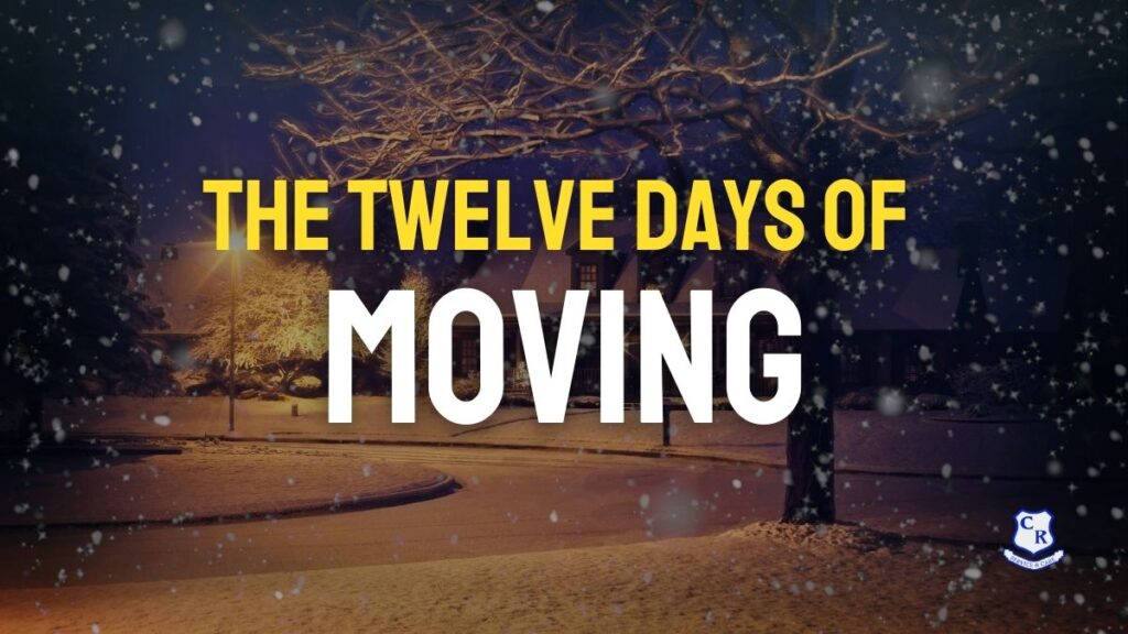 The Twelve Days of Moving blog post title